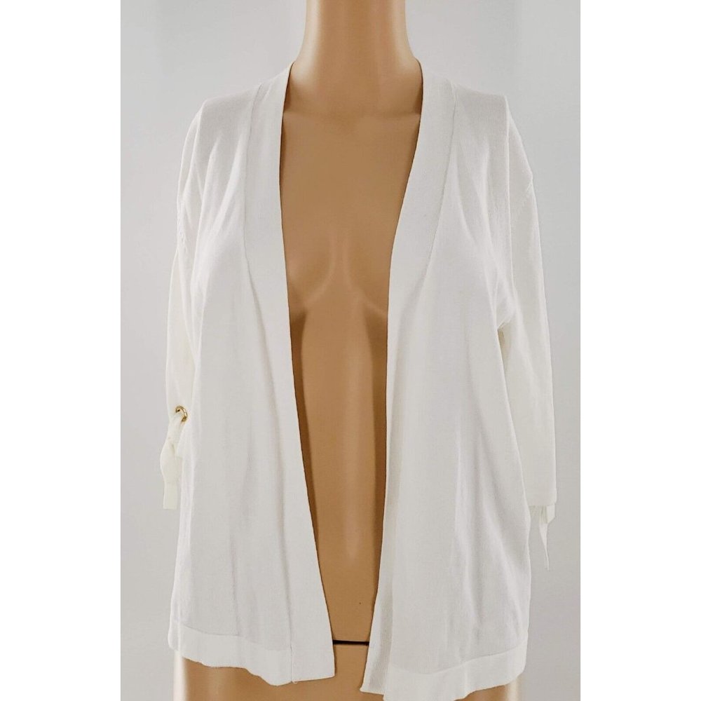 Jeanne Pierre Cardigan - White (Size Small)